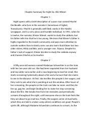 Night Watch Chapter Summaries 